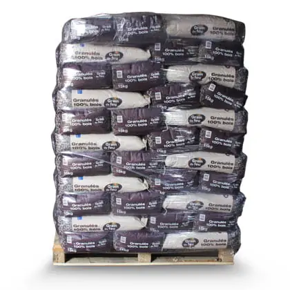 Granulés Mixte Grain de feu – Palette 66 sacs de 15 kg
