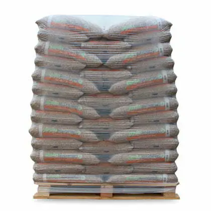 Granulés Moulin Bois 100% résineux – Palette 65 sacs de 15 kg