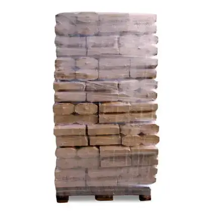 Bûches de bois densifié Tecsabûch – Palette de 100 paquets de 4 bûches