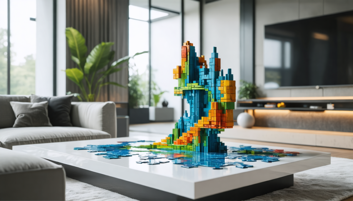 découvrez le puzzle 3d, l'objet déco innovant qui transforme votre intérieur en un espace ultra tendance et personnalisé. ajoutez une touche moderne et créative à votre décoration !