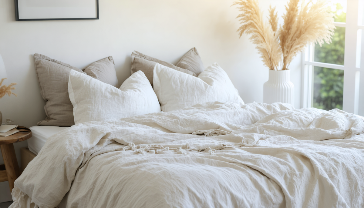 découvrez notre linge de lit en lin lavé alliant élégance naturelle, variété de styles et confort durable pour une chambre sophistiquée et accueillante.