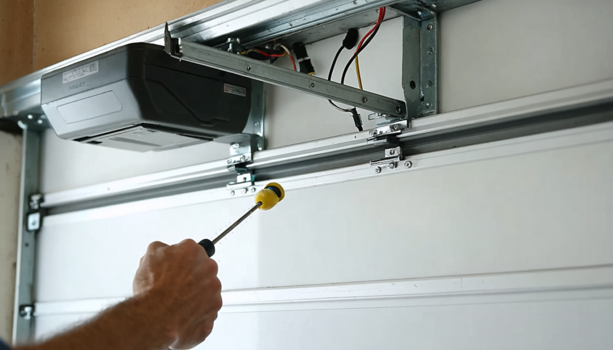 apprenez à régler facilement le fin de course de votre porte de garage sectionnelle automatique pour un fonctionnement optimal et sécurisé.