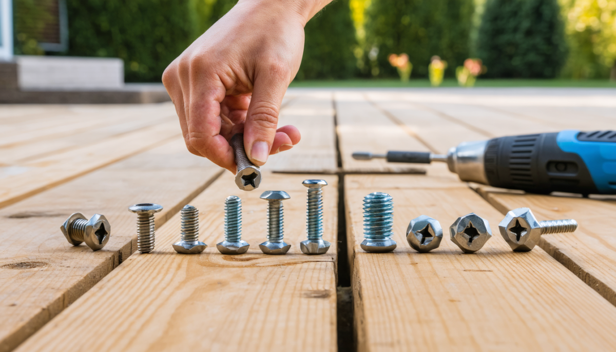 découvrez comment choisir la visserie adaptée pour votre terrasse extérieure afin d'assurer solidité, durabilité et résistance aux intempéries.