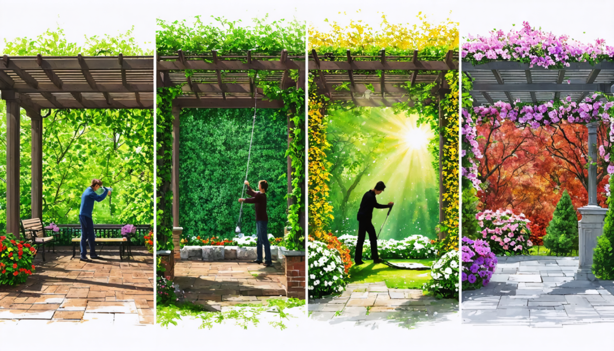 découvrez nos astuces et conseils indispensables pour entretenir votre pergola tout au long des saisons et préserver sa beauté et sa durabilité.
