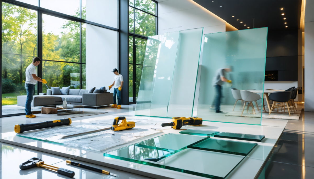 découvrez notre guide pratique pour choisir le verre sur mesure, un matériau d'exception idéal pour sublimer vos projets de rénovation avec élégance et précision.
