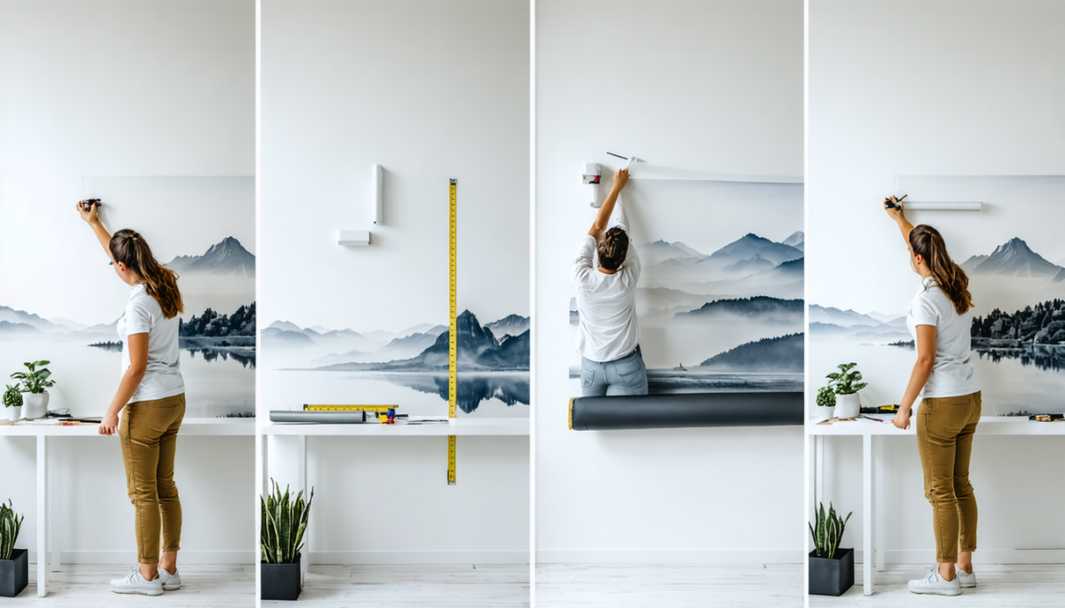 découvrez les 4 étapes essentielles pour réussir la pose de votre papier peint panoramique et transformer vos murs avec style et simplicité.