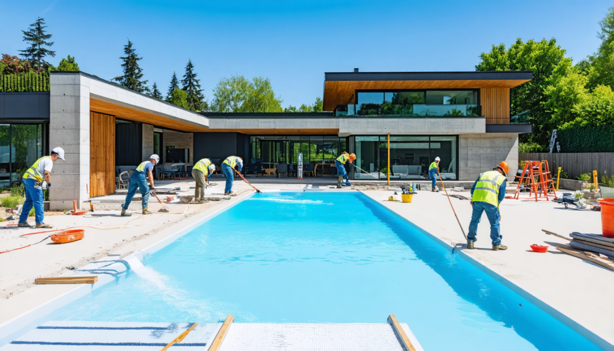 découvrez tout ce qu'il faut savoir sur les piscines en béton : coûts moyens, devis détaillés et conseils pratiques pour réussir votre projet de construction.