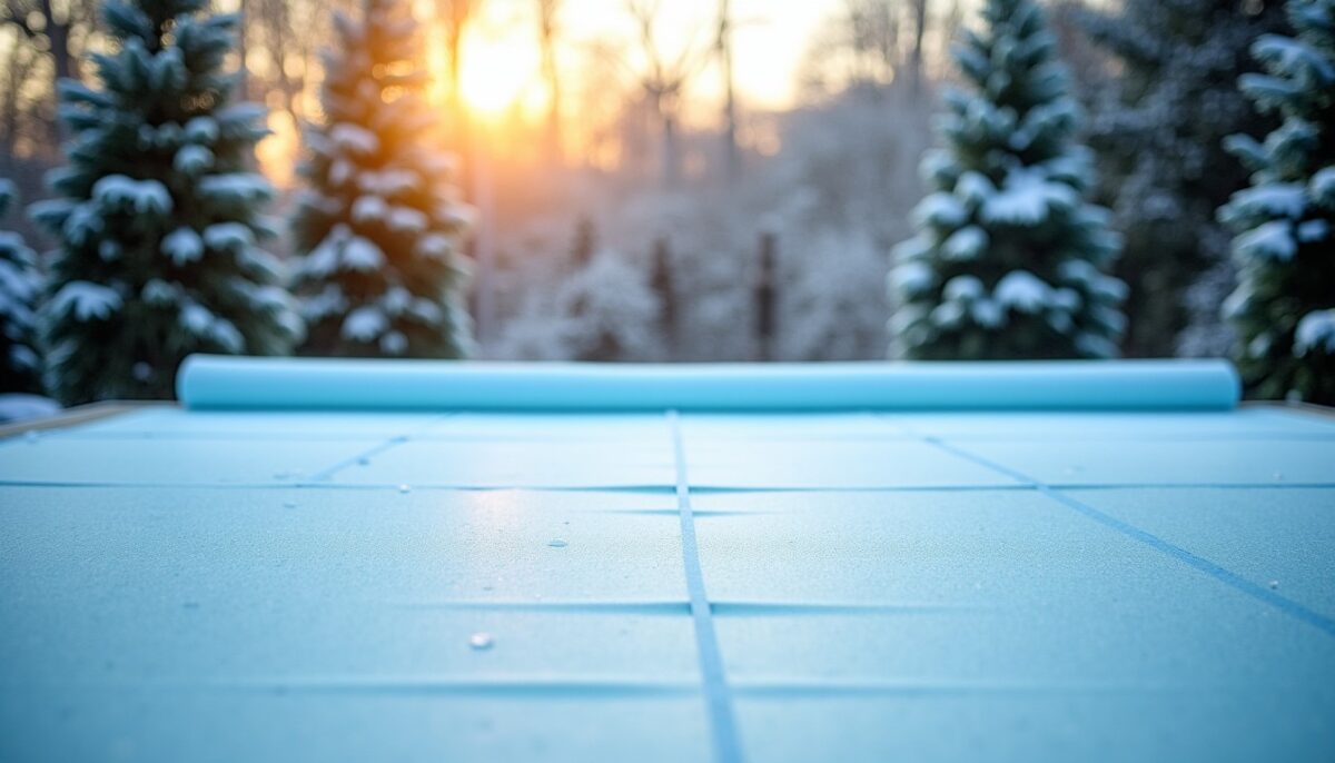 Comment préserver la couverture de votre piscine en hiver : astuces et solutions efficaces contre l’affaissement
