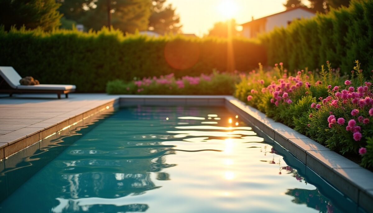 Sublimez votre jardin grâce à une piscine en acier au design raffiné