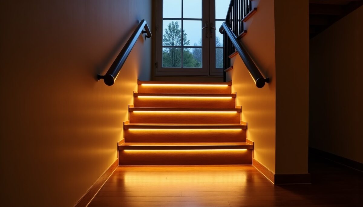 Éclairez votre couloir : astuces LED pour métamorphoser un escalier sombre