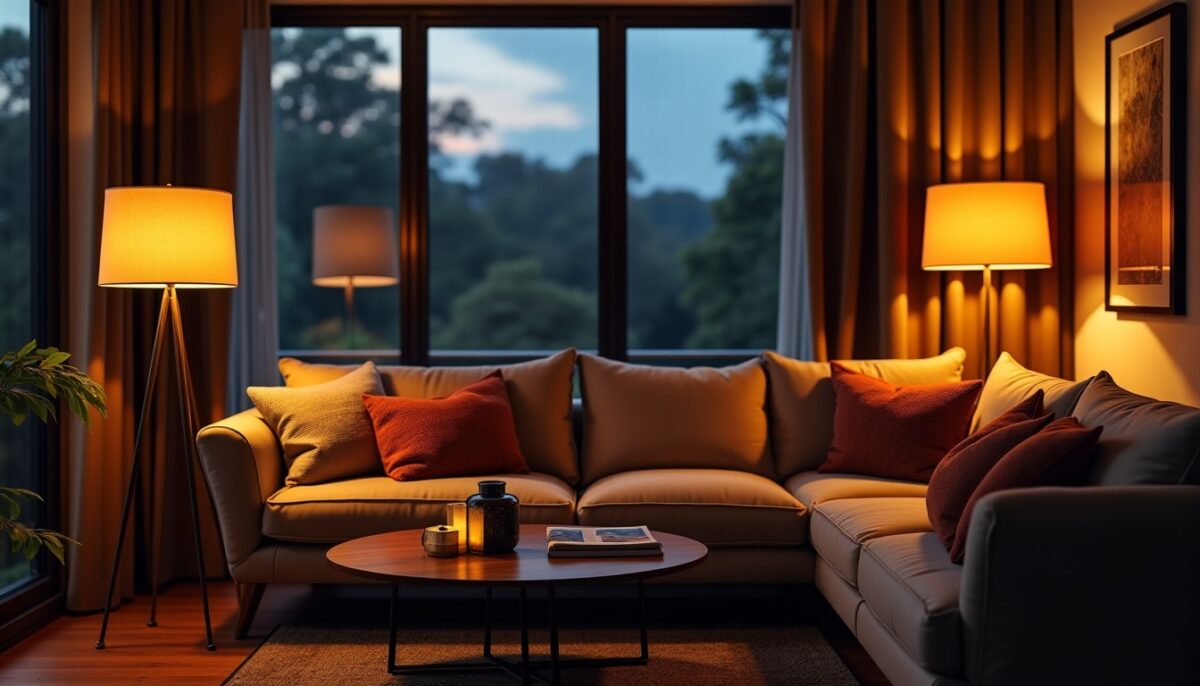 Comment sélectionner les luminaires parfaits pour créer une ambiance conviviale et chaleureuse dans votre salon ?