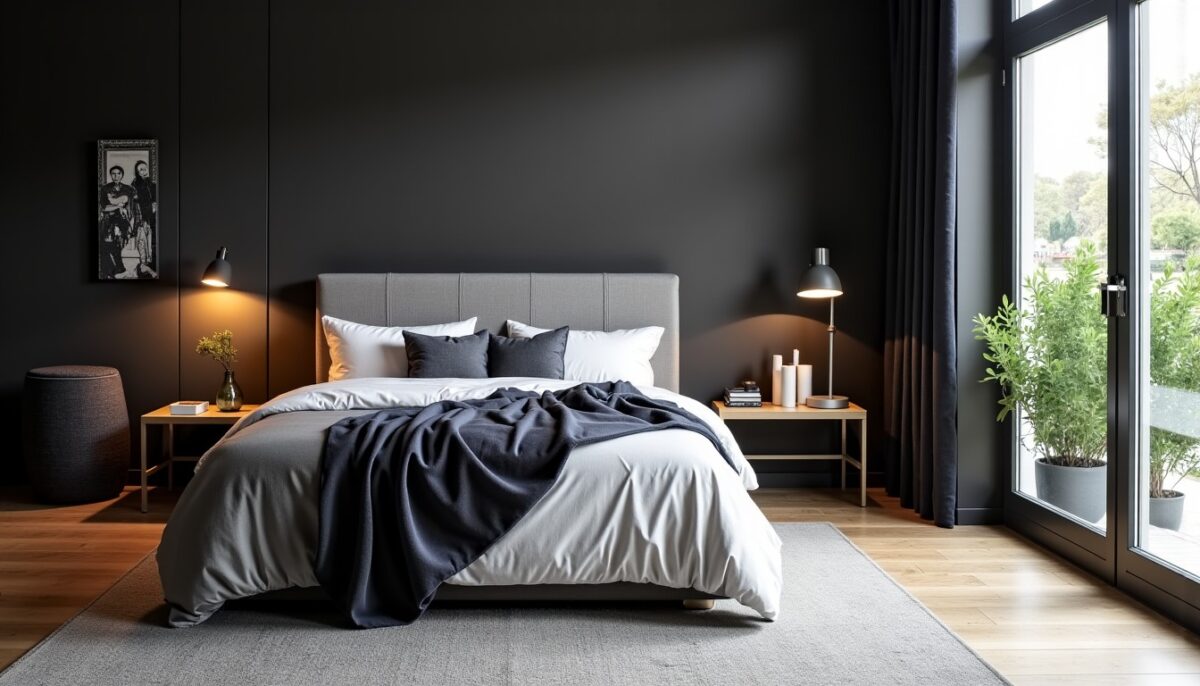 Salon noir, gris et blanc : astuces stylées pour sublimer votre canapé