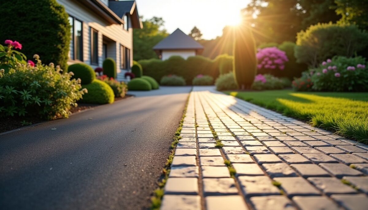 Allée : enrobé ou dallage, quel choix pour sublimer votre maison ?