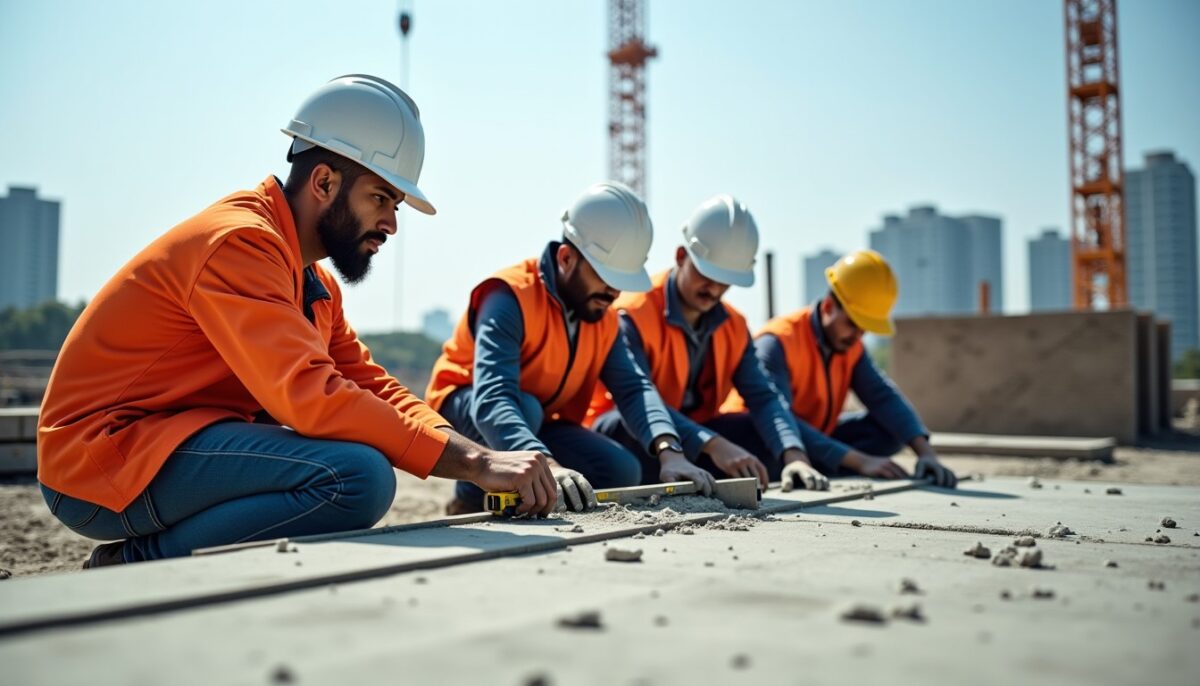 Estimation du volume de béton en m³ pour plancher, poutres et poteaux en béton armé