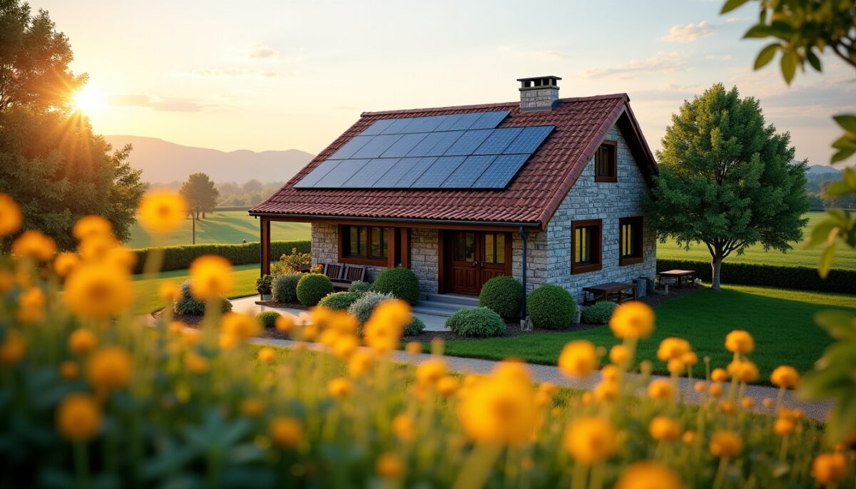 Comment l'énergie solaire insuffle une nouvelle vie aux maisons traditionnelles avec élégance